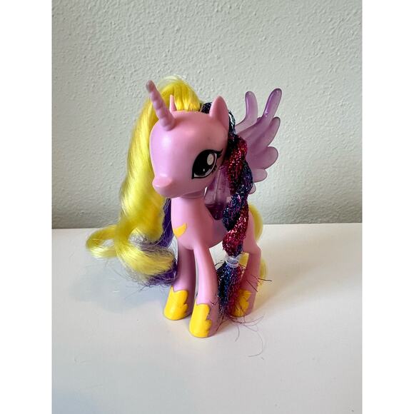 My Little Pony MLP G4 Princess Cadance Parade 2016 Brush-able Figure Tinsel Hair - Picture 1 of 8